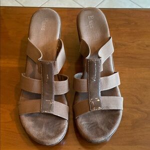 Bass Women's Gray Strappy Sandals